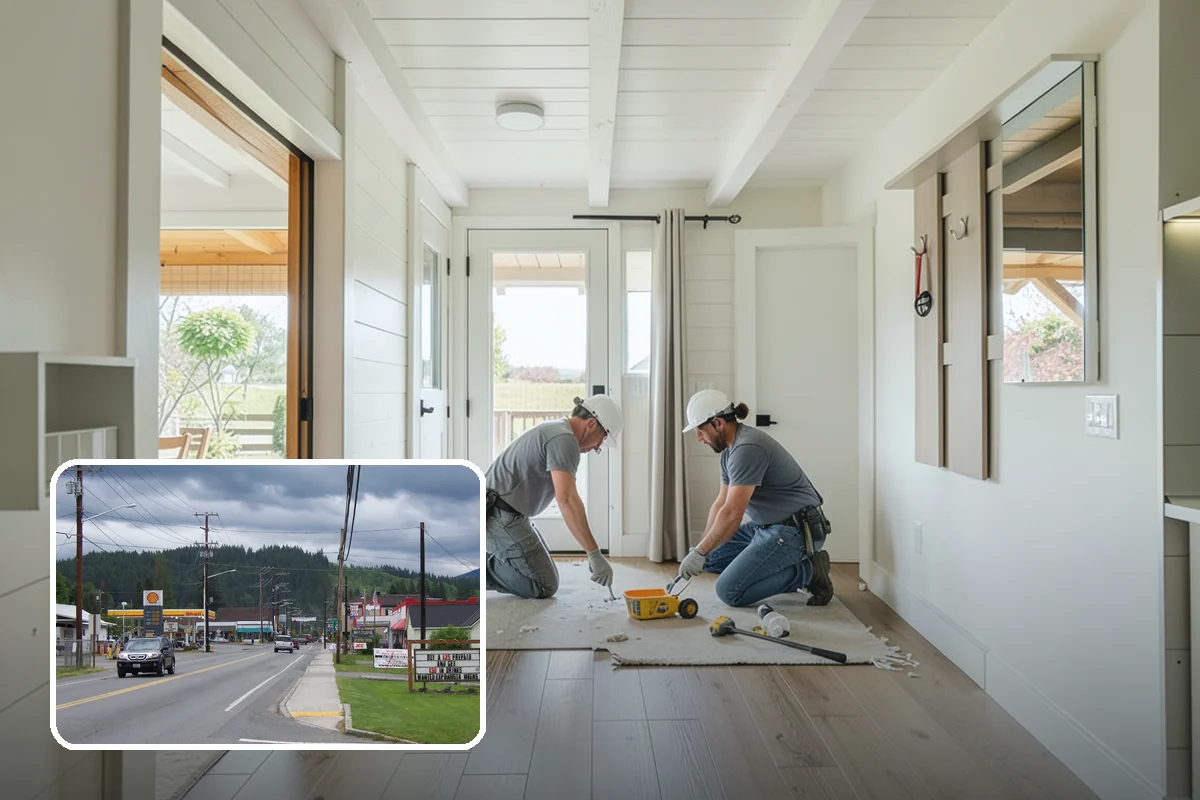 Log Siding Installation in Granite Falls, Snohomish County, WA - Authentic cabin look on a standard framed home