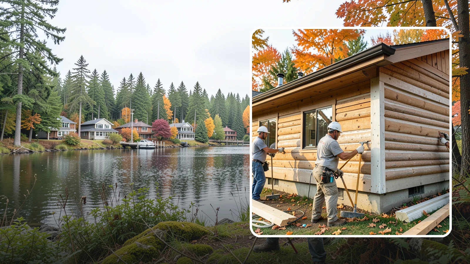 Log Siding Installation in La Conner, Skagit County, WA - We install log siding that gives homes an authentic cabin appearance without full log construction.