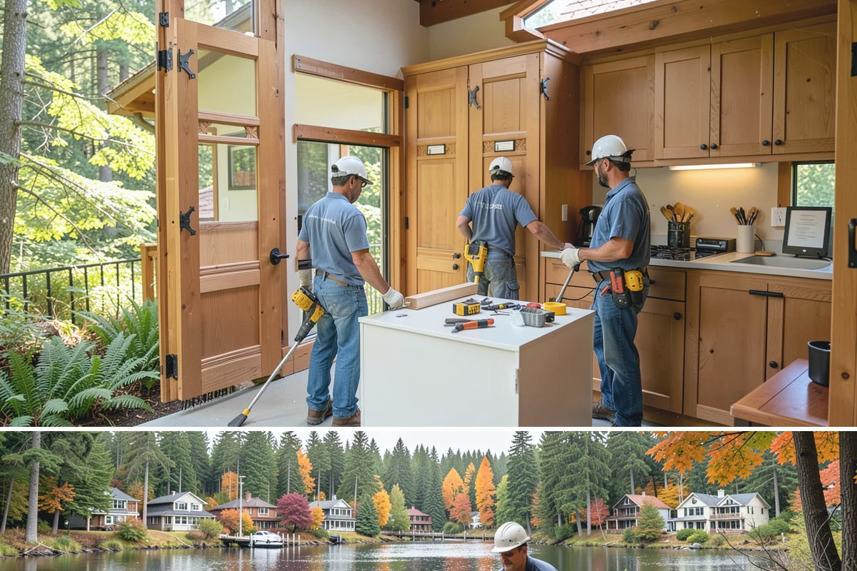 Log Siding Installation in La Conner, Skagit County, WA - Dry summer months allow stains and sealers to cure fully before the wet season sets in.