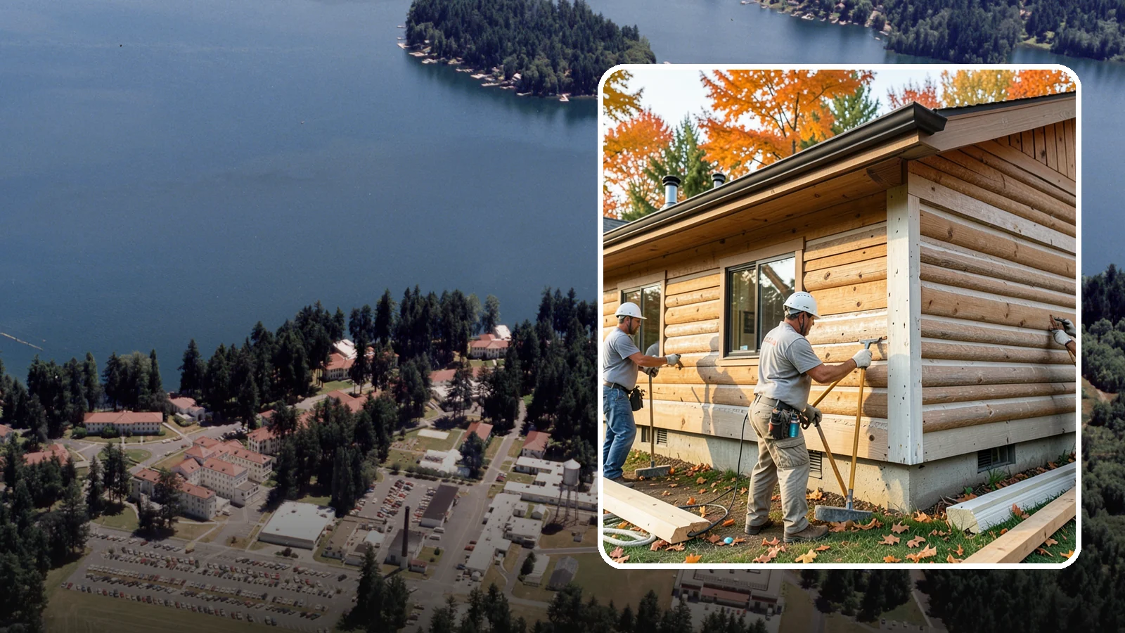 Log Siding Installation in Lakewood, Pierce County, WA - We install log siding that gives homes an authentic cabin appearance without full log construction.