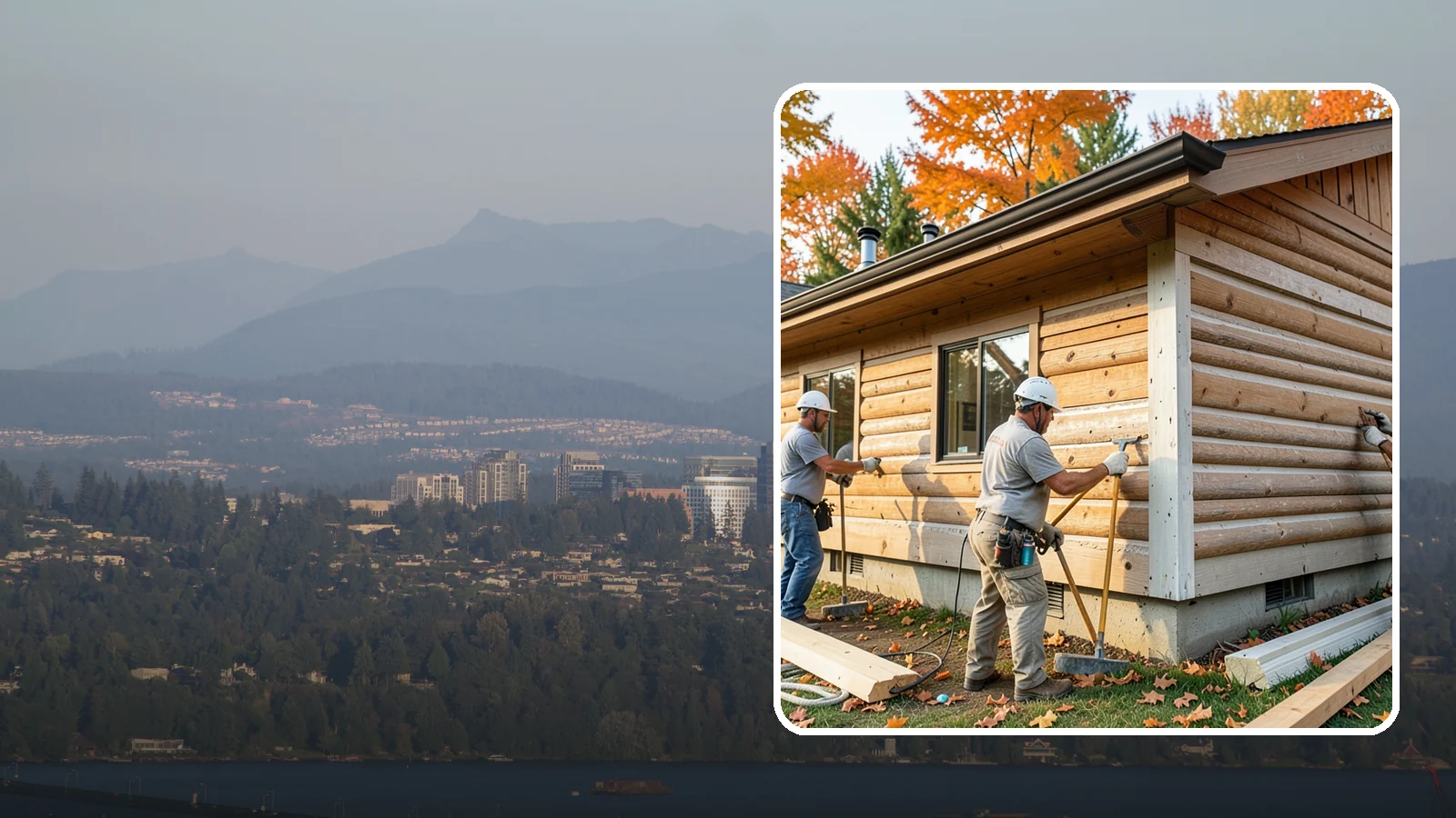 Log Siding Installation in Medina, King County, WA - We install log siding that gives homes an authentic cabin appearance without full log construction.