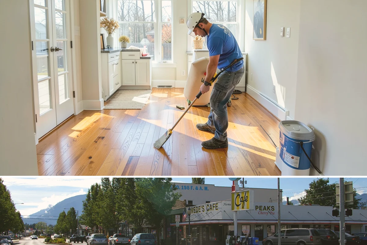 Log Siding Installation in North Bend, King County, WA - Dry summer months allow stains and sealers to cure fully before the wet season sets in.