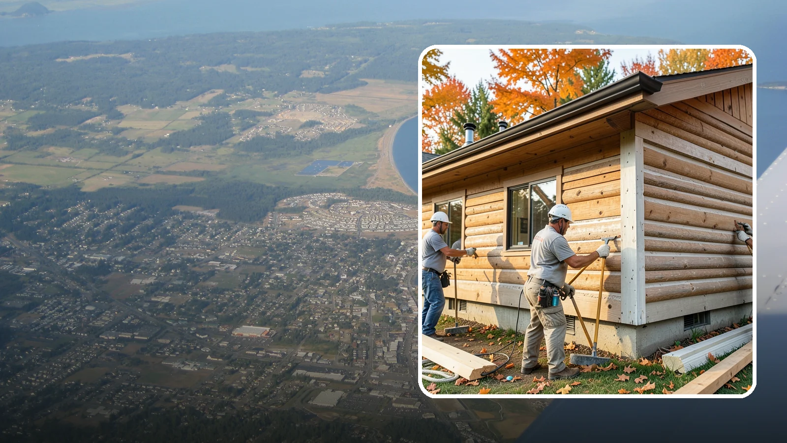 Log Siding Installation in Oak Harbor, Island County, WA - We install log siding that gives homes an authentic cabin appearance without full log construction.