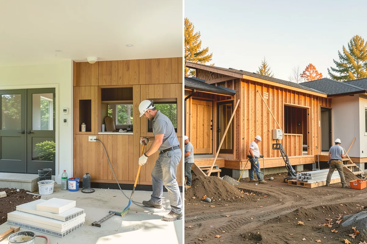 Log Siding Installation in Orting, Pierce County, WA - Select profile, wood species, and finish