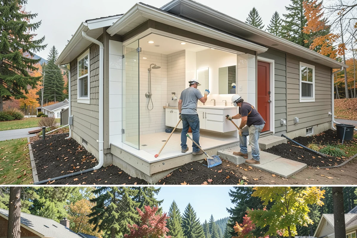 Log Siding Installation in Orting, Pierce County, WA - Dry summer months allow stains and sealers to cure fully before the wet season sets in.