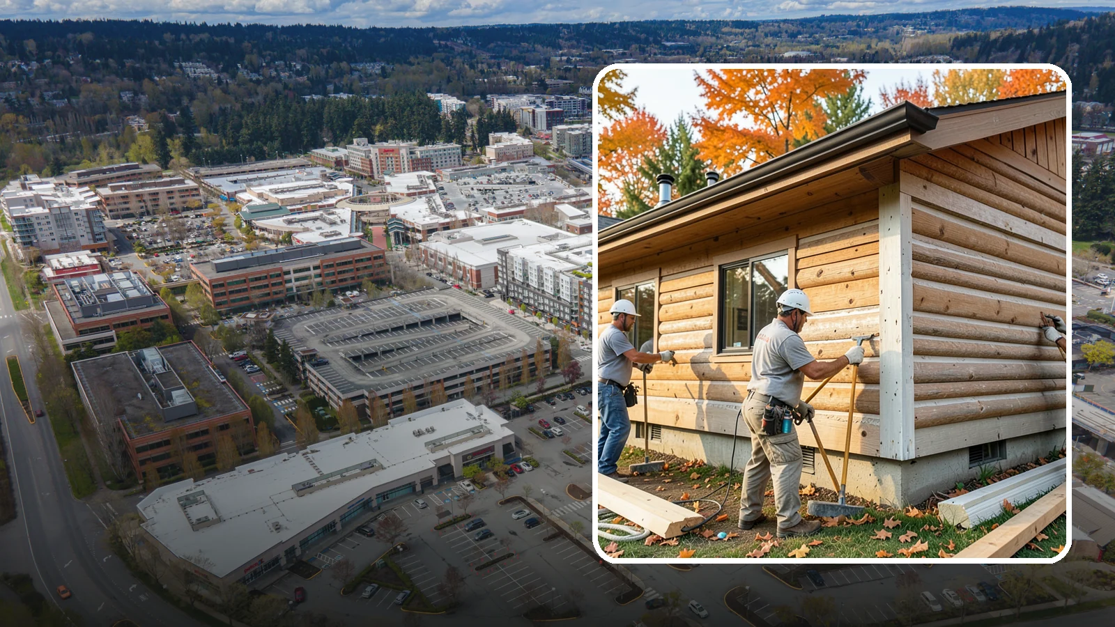 Log Siding Installation in Redmond, King County, WA - We install log siding that gives homes an authentic cabin appearance without full log construction.