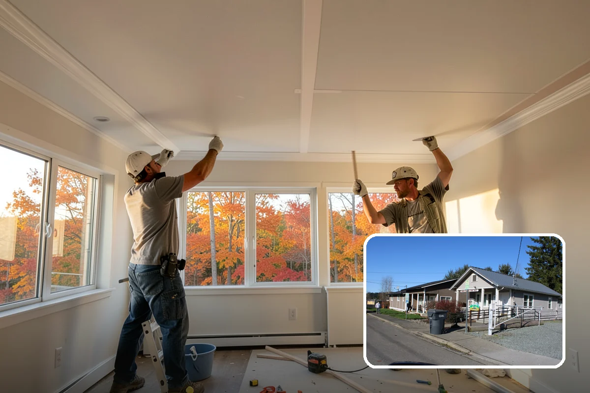 Log Siding Installation in South Prairie, Pierce County, WA - Authentic cabin look on a standard framed home