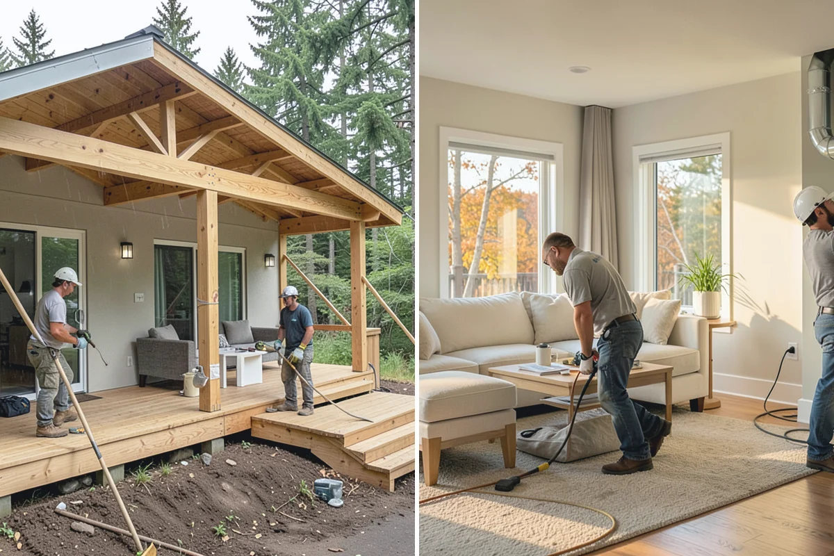 Log Siding Installation in South Prairie, Pierce County, WA - Select profile, wood species, and finish
