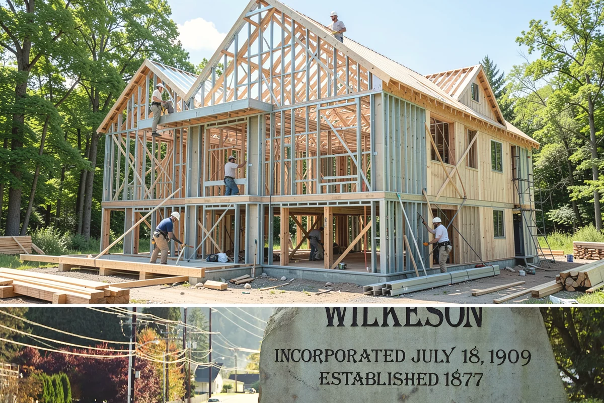 Log Siding Installation in Wilkeson, Pierce County, WA - Dry summer months allow stains and sealers to cure fully before the wet season sets in.