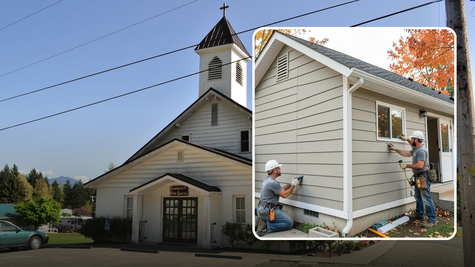 LP SmartSide Installation in Concrete, Skagit County, WA - We install LP SmartSide engineered siding, treated to withstand the moisture, fungus, and pests common to Puget Sound.