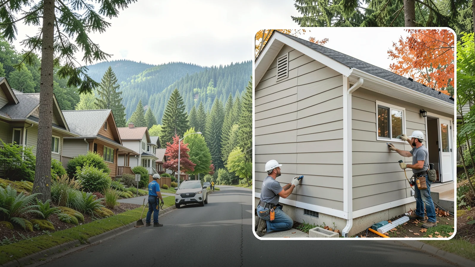 LP SmartSide Installation in Darrington, Snohomish County, WA - We install LP SmartSide engineered siding, treated to withstand the moisture, fungus, and pests common to Puget Sound.