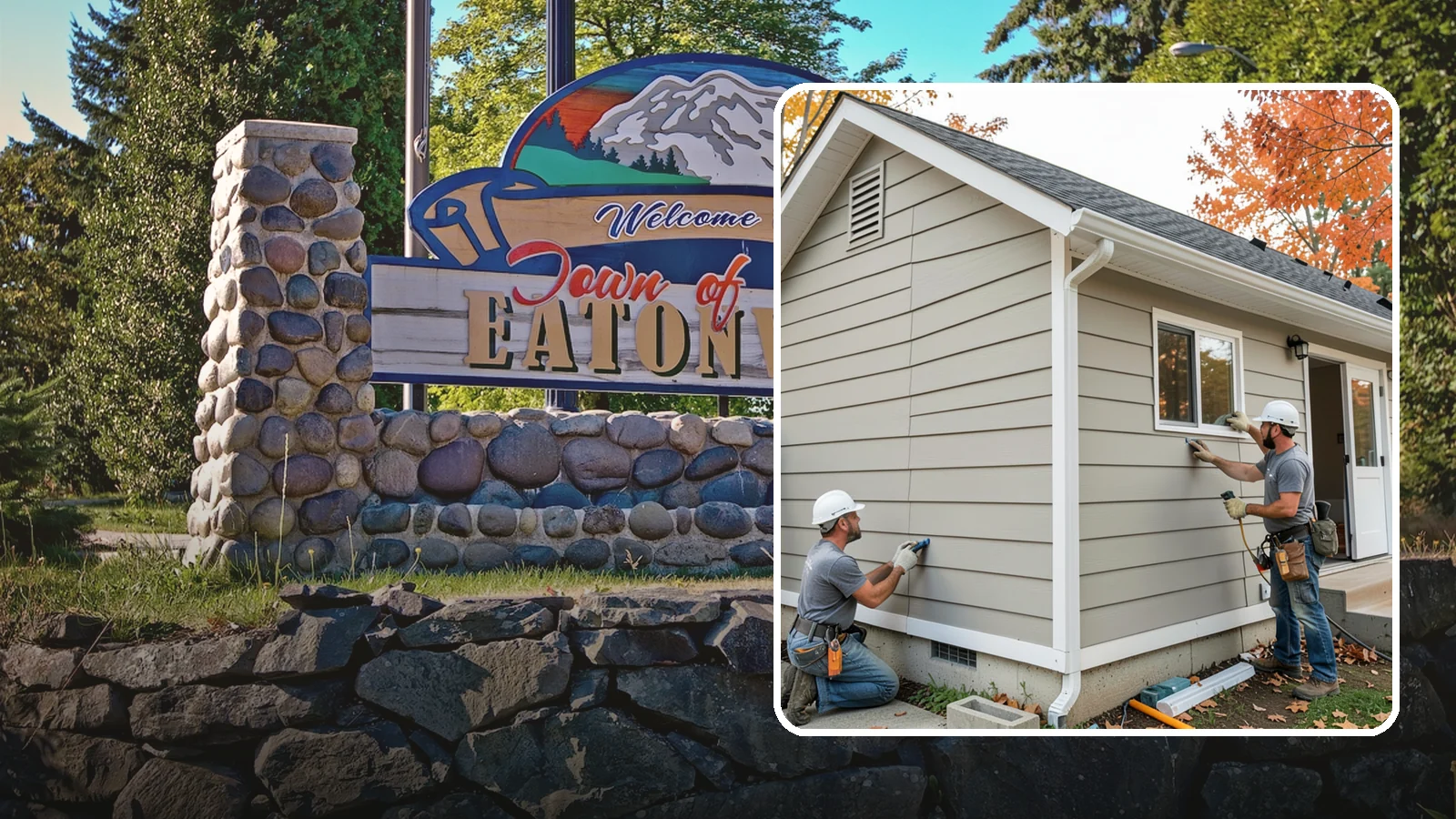 LP SmartSide Installation in Eatonville, Pierce County, WA - We install LP SmartSide engineered siding, treated to withstand the moisture, fungus, and pests common to Puget Sound.