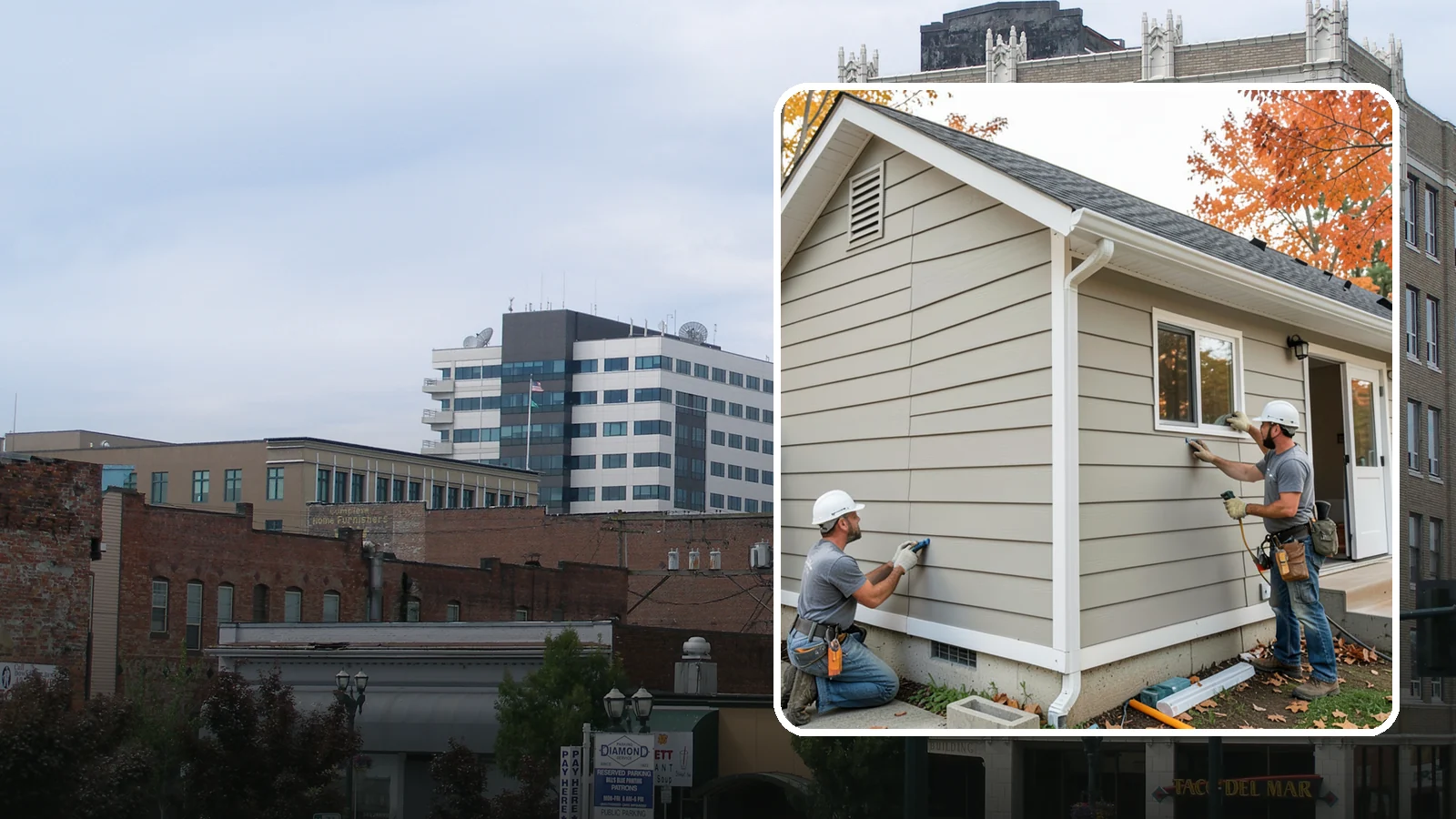 LP SmartSide Installation in Everett, Snohomish County, WA - We install LP SmartSide engineered siding, treated to withstand the moisture, fungus, and pests common to Puget Sound.