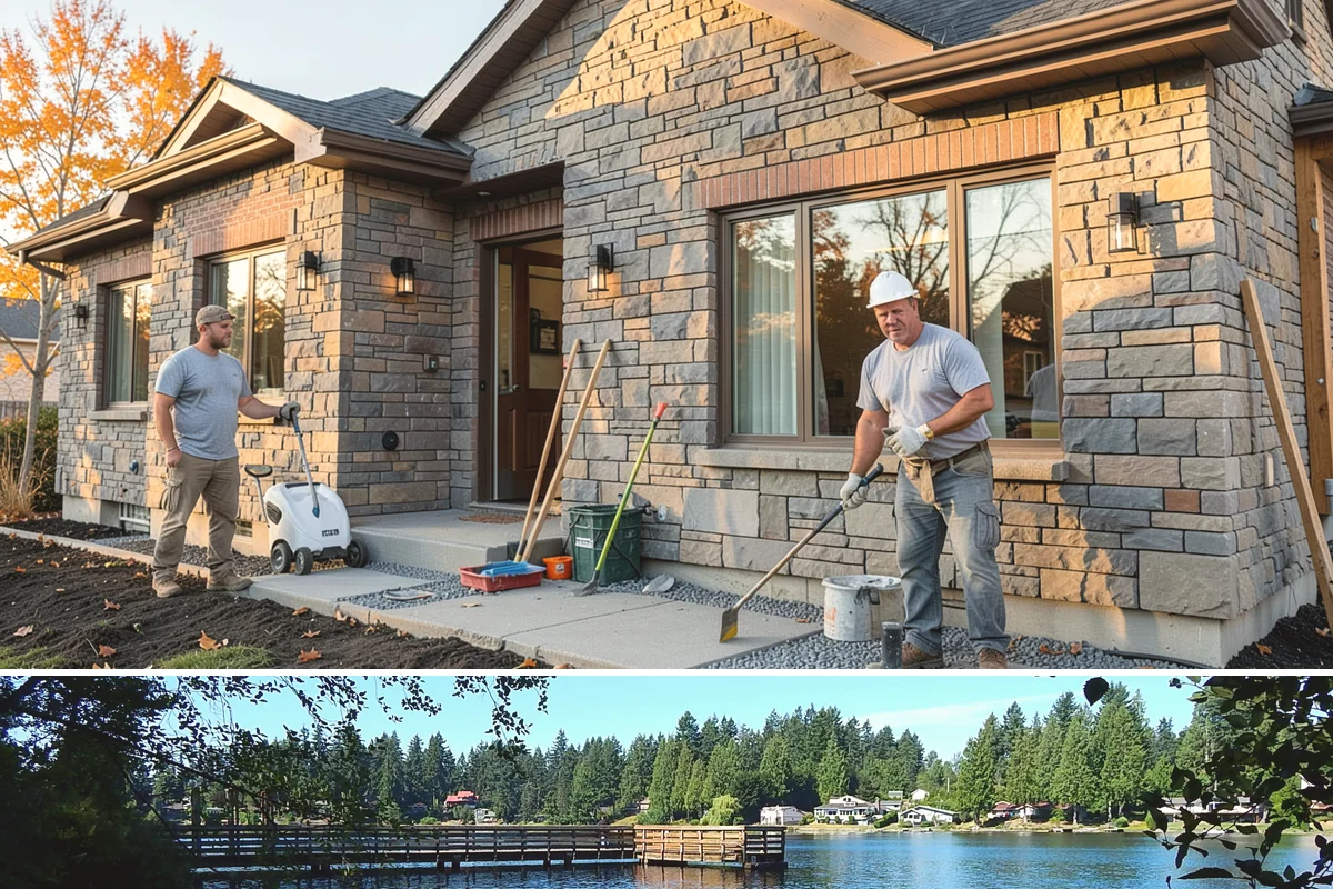 LP SmartSide Installation in Federal Way, King County, WA - We install LP SmartSide throughout the year, prioritizing dry spells so the primer and paint bond cleanly.