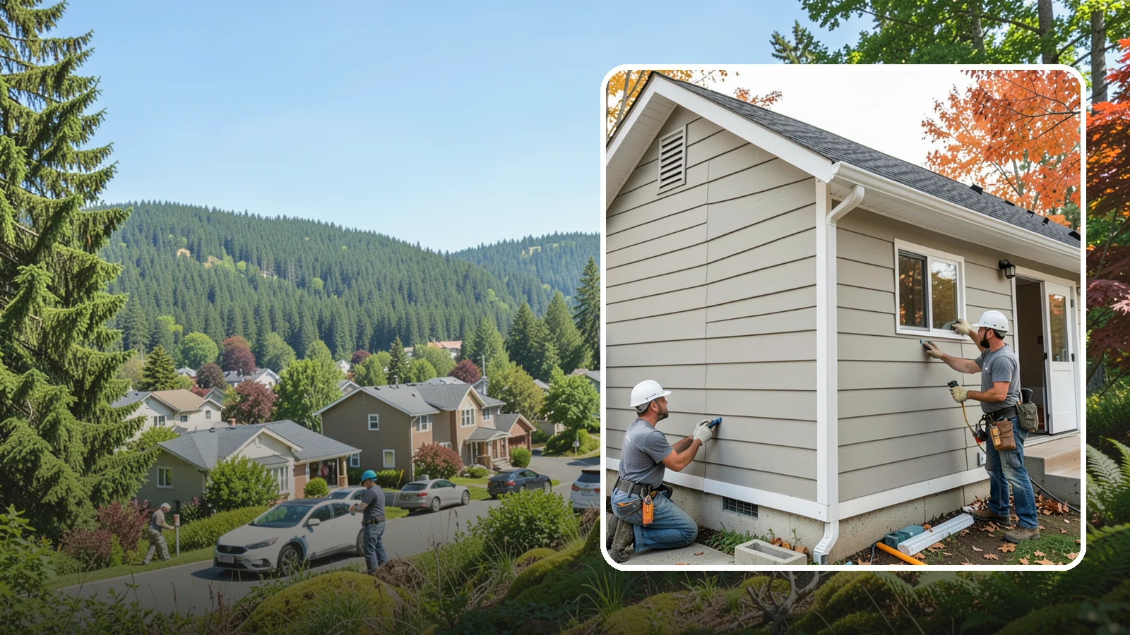 LP SmartSide Installation in Index, Snohomish County, WA - We install LP SmartSide engineered siding, treated to withstand the moisture, fungus, and pests common to Puget Sound.