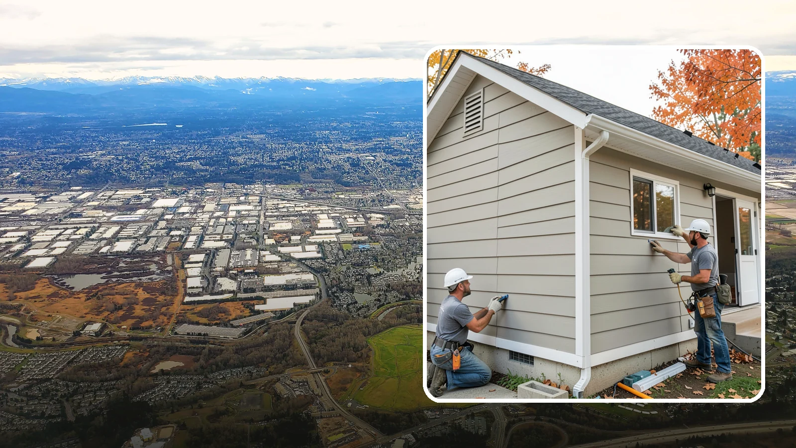 LP SmartSide Installation in Kent, King County, WA - We install LP SmartSide engineered siding, treated to withstand the moisture, fungus, and pests common to Puget Sound.