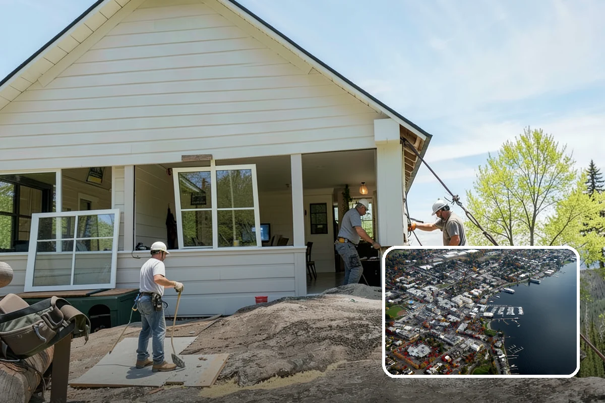 LP SmartSide Installation in Kirkland, King County, WA - SmartGuard treatment resists rot, fungus, and termites