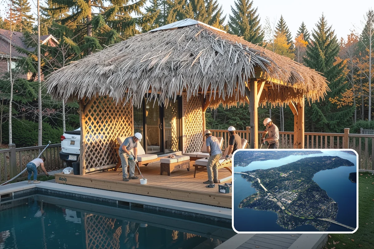 LP SmartSide Installation in Mercer Island, King County, WA - SmartGuard treatment resists rot, fungus, and termites