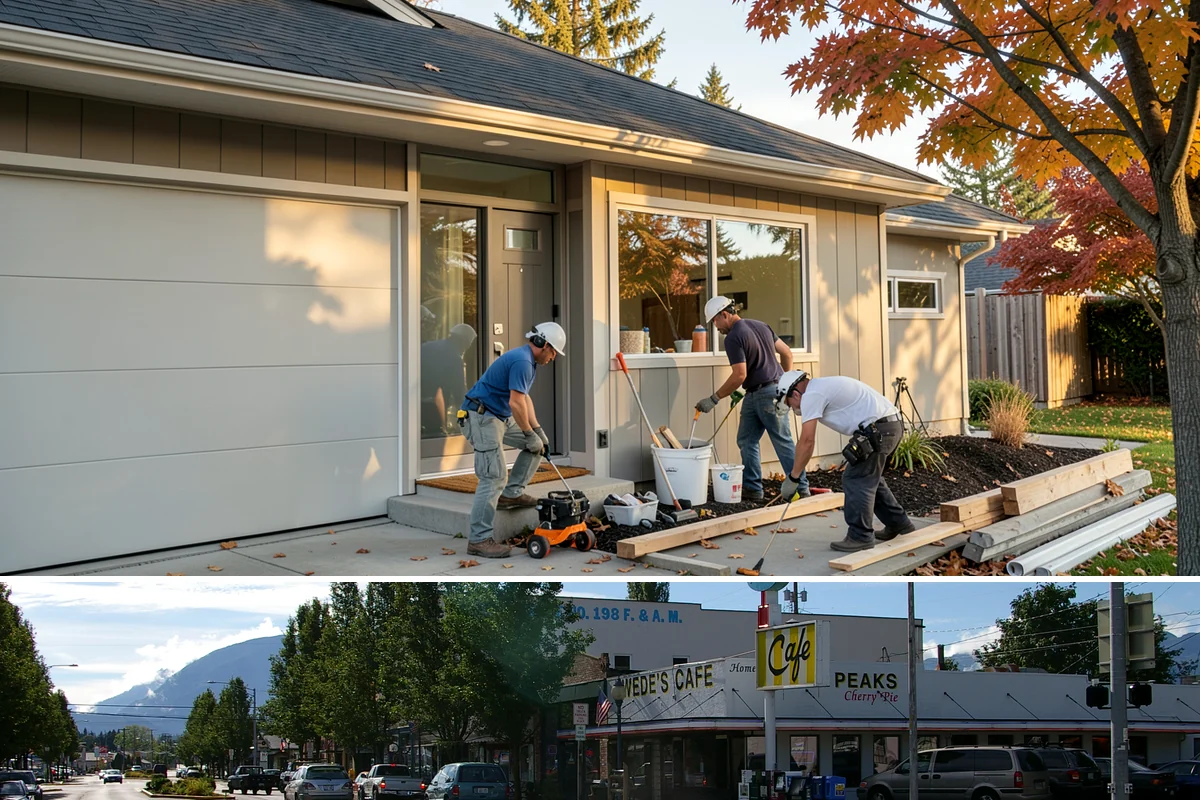 LP SmartSide Installation in North Bend, King County, WA - We install LP SmartSide throughout the year, prioritizing dry spells so the primer and paint bond cleanly.