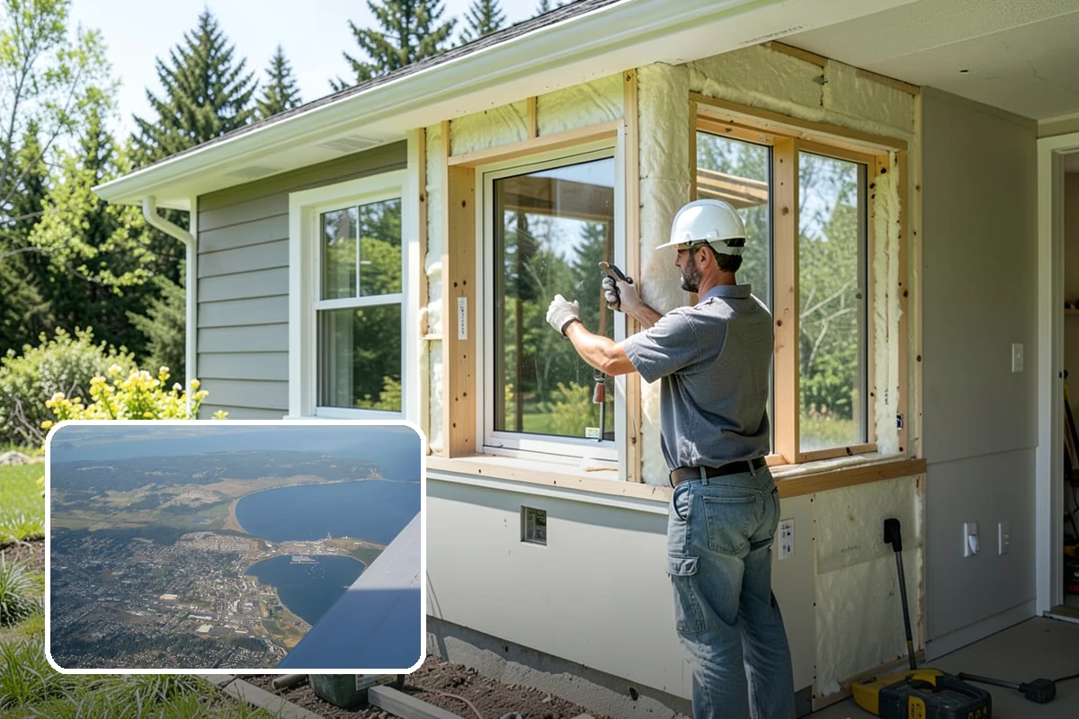 LP SmartSide Installation in Oak Harbor, Island County, WA - SmartGuard treatment resists rot, fungus, and termites