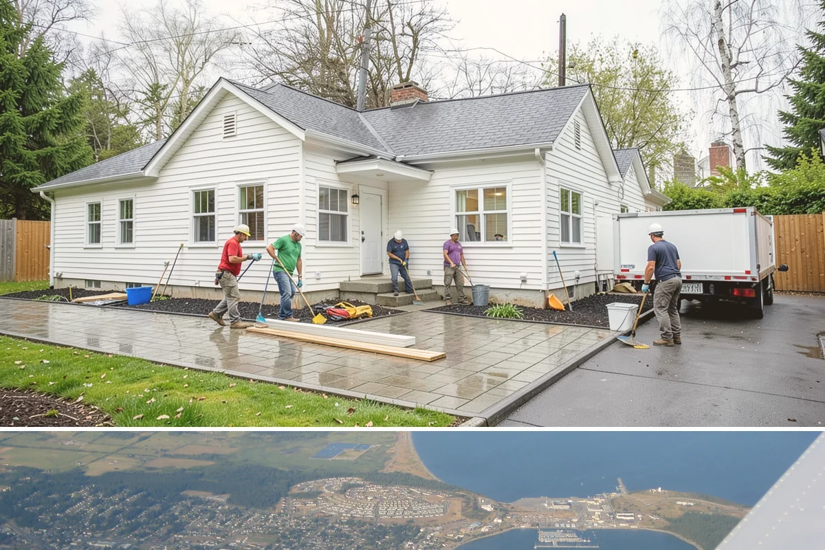 LP SmartSide Installation in Oak Harbor, Island County, WA - We install LP SmartSide throughout the year, prioritizing dry spells so the primer and paint bond cleanly.