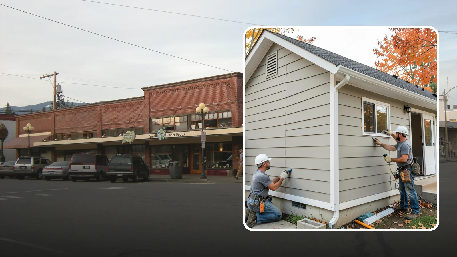 LP SmartSide Installation in Sedro-Woolley, Skagit County, WA - We install LP SmartSide engineered siding, treated to withstand the moisture, fungus, and pests common to Puget Sound.