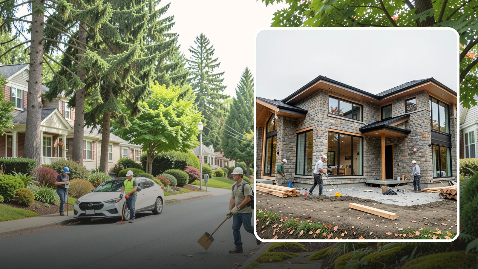 Luxury Home Construction in Beaux Arts Village, King County, WA - High-end custom residences with premium materials, craftsmanship, and architectural detail.