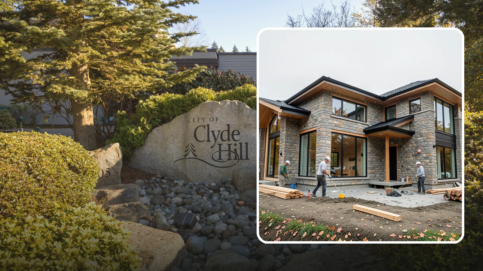 Luxury Home Construction in Clyde Hill, King County, WA - High-end custom residences with premium materials, craftsmanship, and architectural detail.