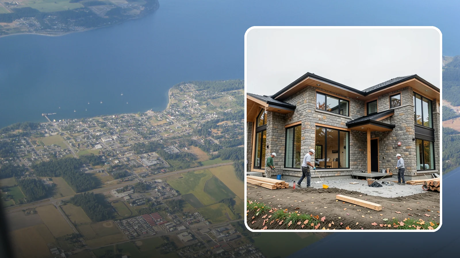 Luxury Home Construction in Coupeville, Island County, WA - High-end custom residences with premium materials, craftsmanship, and architectural detail.