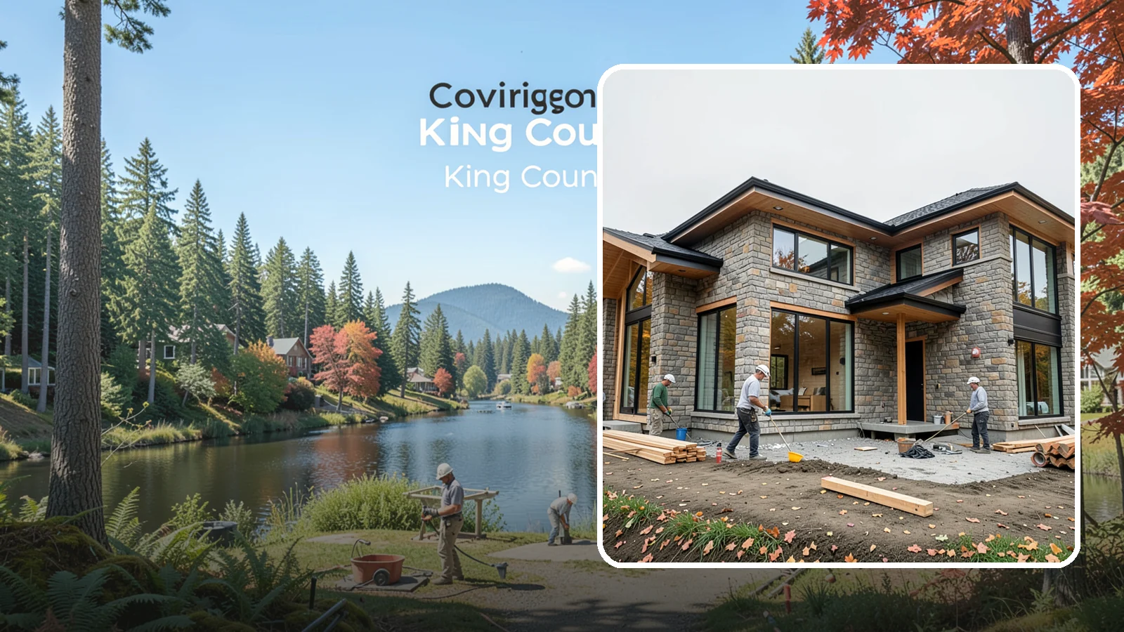 Luxury Home Construction in Covington, King County, WA - High-end custom residences with premium materials, craftsmanship, and architectural detail.