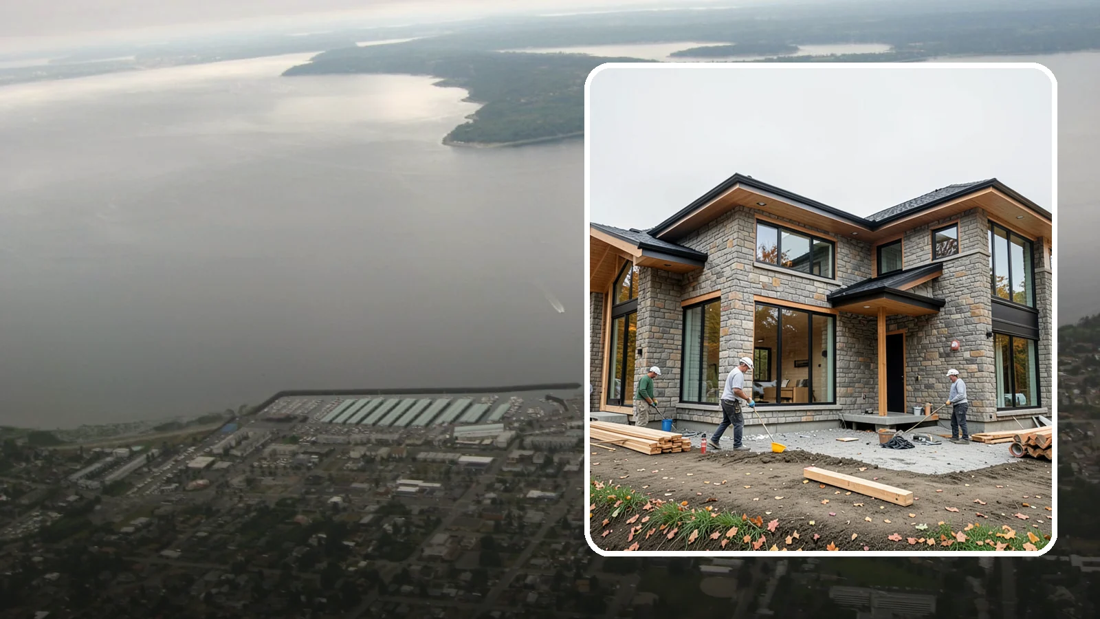 Luxury Home Construction in Des Moines, King County, WA - High-end custom residences with premium materials, craftsmanship, and architectural detail.