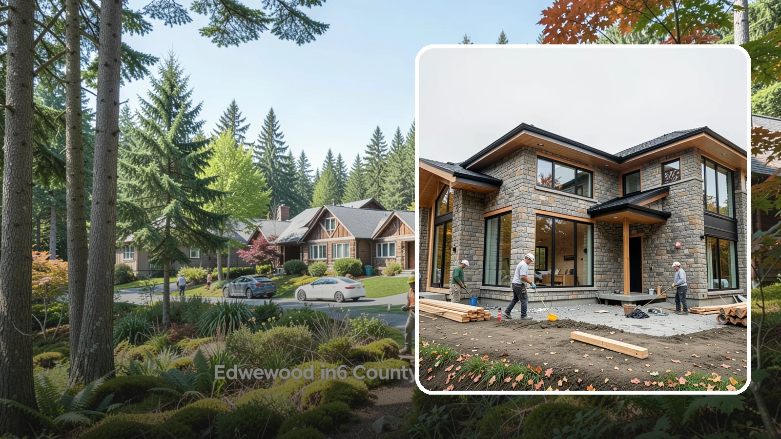 Luxury Home Construction in Edgewood, Pierce County, WA - High-end custom residences with premium materials, craftsmanship, and architectural detail.