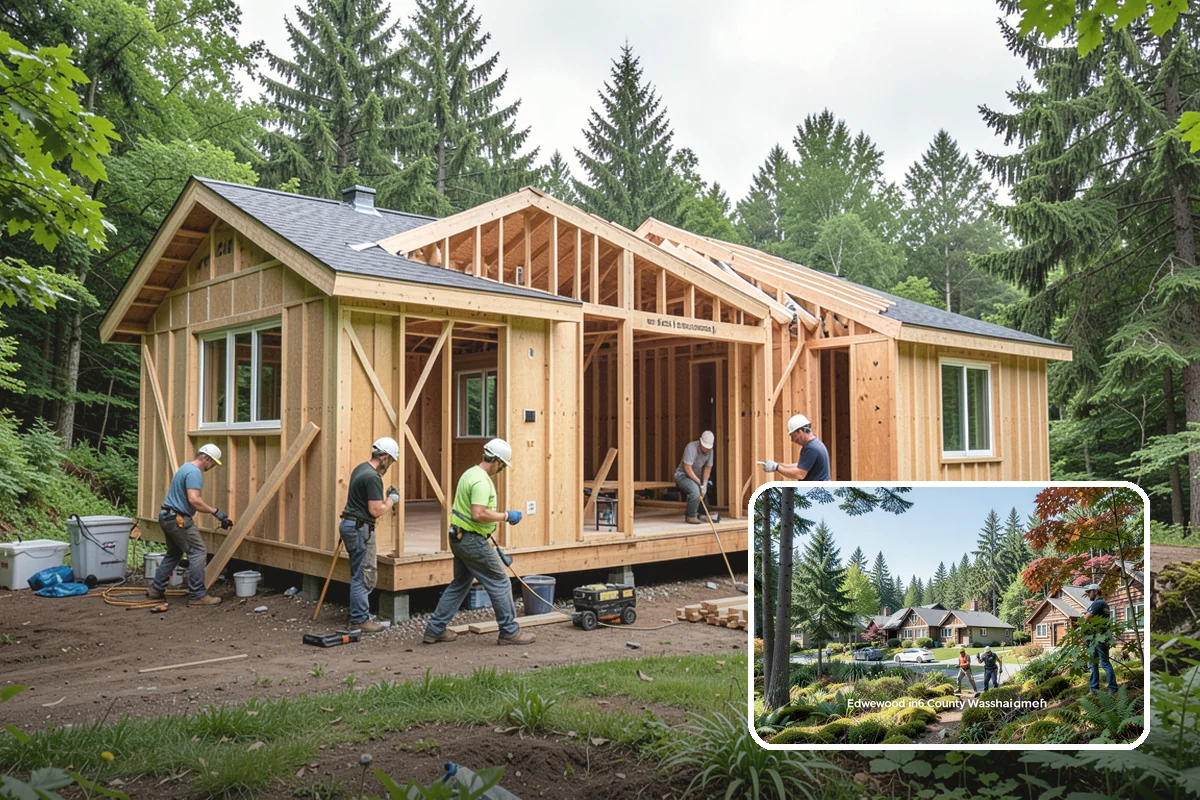 Luxury Home Construction in Edgewood, Pierce County, WA - White-glove management of specialty trades and artisans