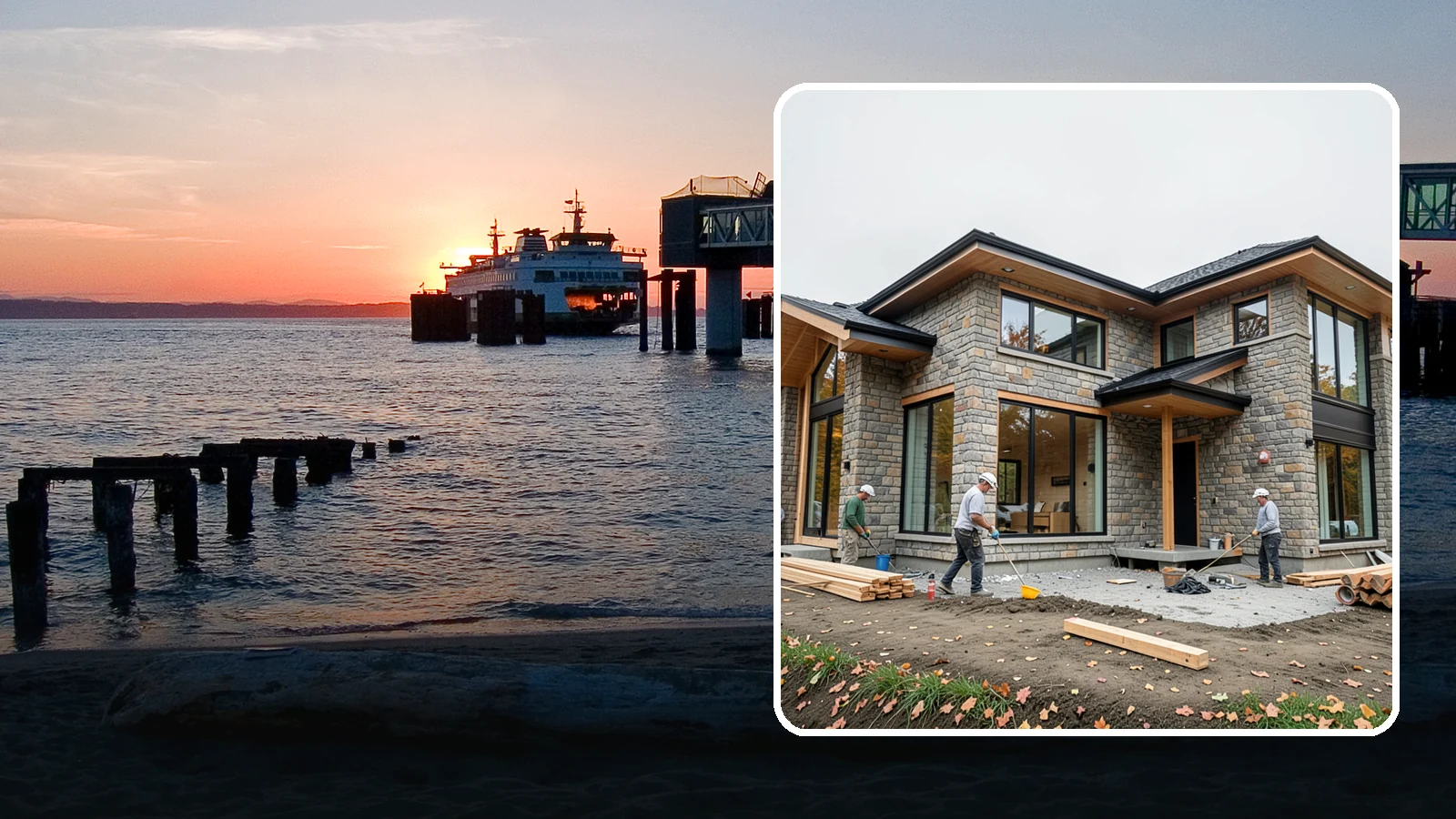 Luxury Home Construction in Edmonds, Snohomish County, WA - High-end custom residences with premium materials, craftsmanship, and architectural detail.