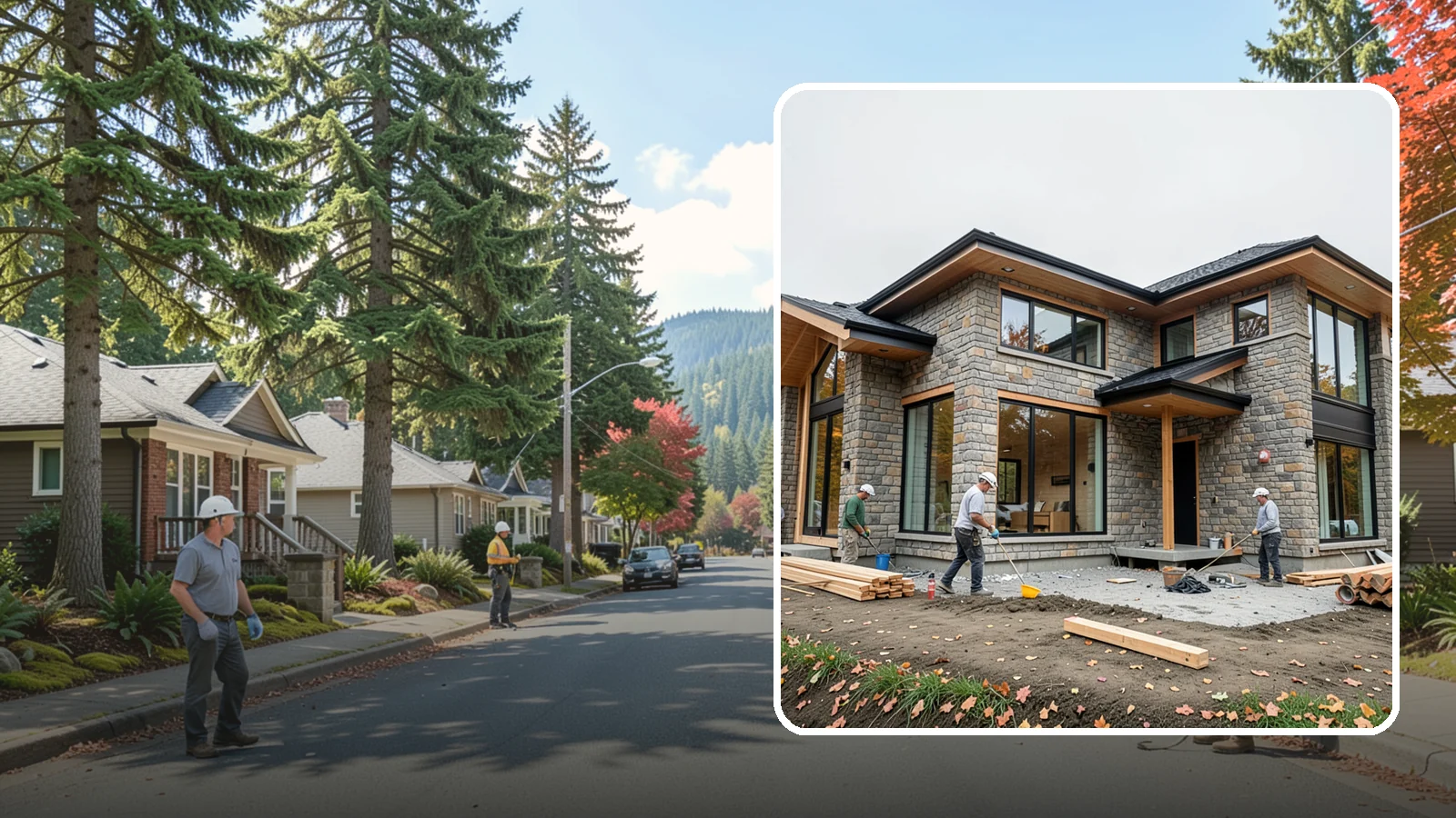 Luxury Home Construction in Hunts Point, King County, WA - High-end custom residences with premium materials, craftsmanship, and architectural detail.