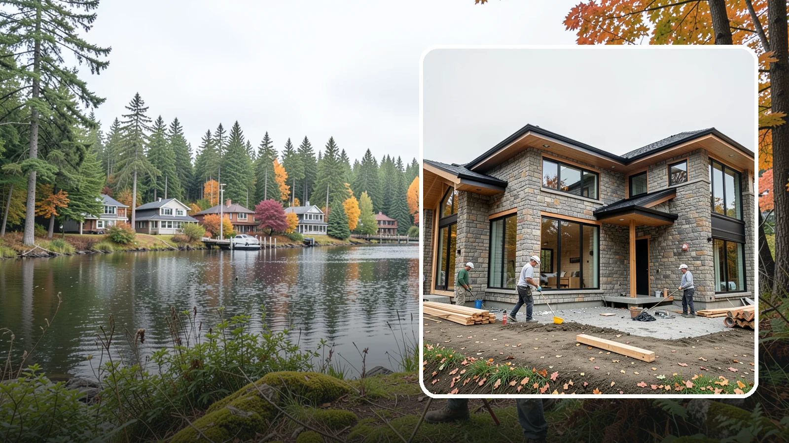 Luxury Home Construction in La Conner, Skagit County, WA - High-end custom residences with premium materials, craftsmanship, and architectural detail.