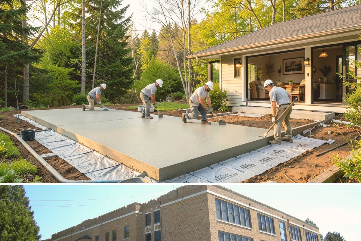 Luxury Home Construction in Maple Valley, King County, WA - Intricate exterior stone, glass, and roofing go best in the stable summer window, so we plan those phases for dry months.