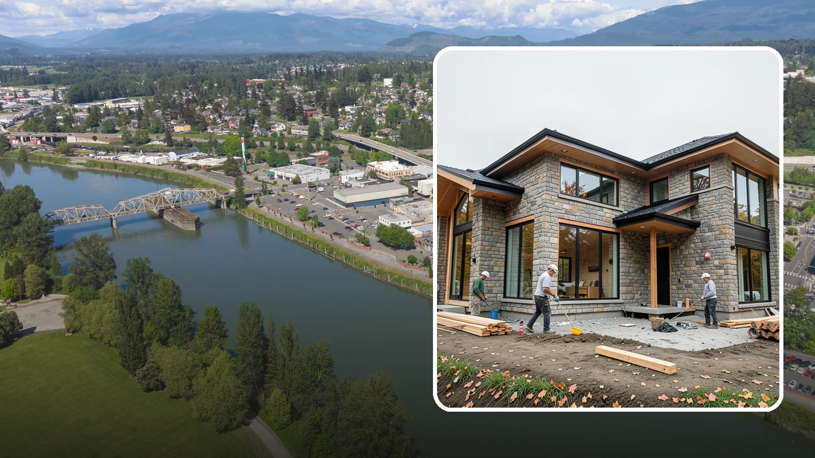 Luxury Home Construction in Mount Vernon, Skagit County, WA - High-end custom residences with premium materials, craftsmanship, and architectural detail.
