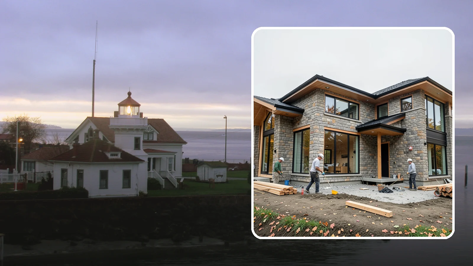 Luxury Home Construction in Mukilteo, Snohomish County, WA - High-end custom residences with premium materials, craftsmanship, and architectural detail.