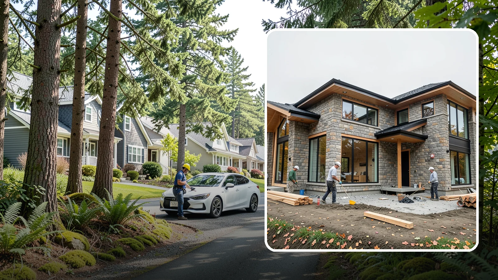 Luxury Home Construction in Normandy Park, King County, WA - High-end custom residences with premium materials, craftsmanship, and architectural detail.