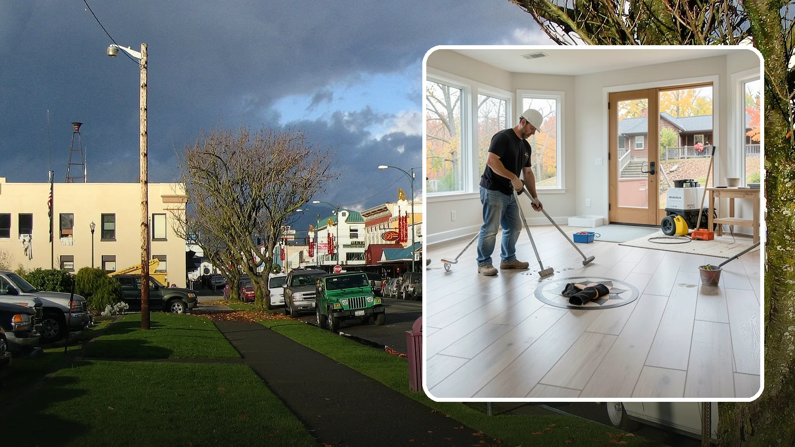 Luxury Vinyl Plank Flooring in Arlington, Snohomish County, WA - Waterproof luxury vinyl plank flooring built for the wet, busy realities of Northwest family life.