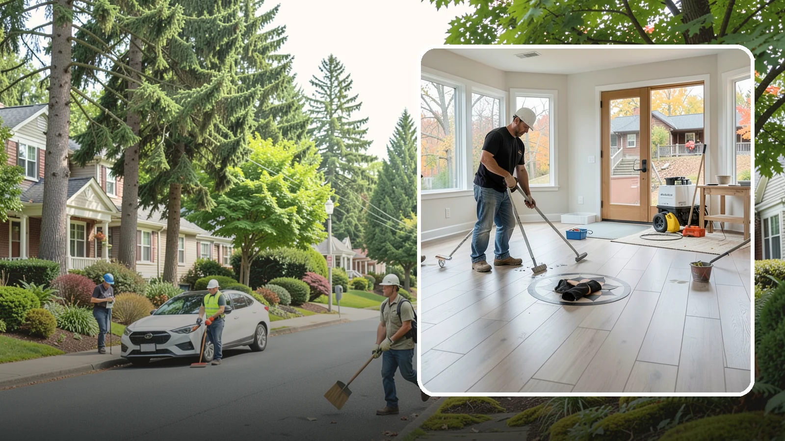 Luxury Vinyl Plank Flooring in Beaux Arts Village, King County, WA - Waterproof luxury vinyl plank flooring built for the wet, busy realities of Northwest family life.