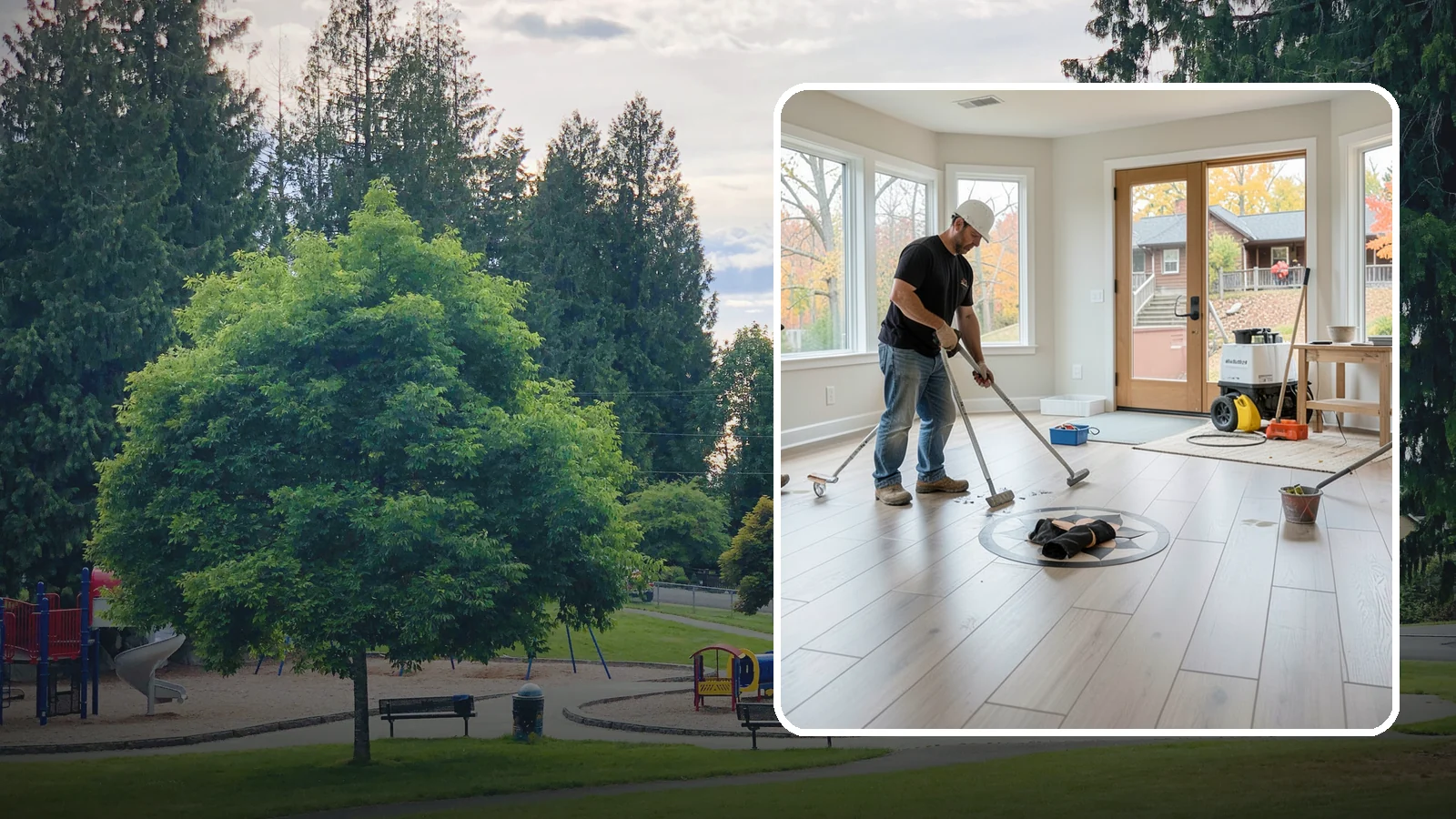 Luxury Vinyl Plank Flooring in Bonney Lake, Pierce County, WA - Waterproof luxury vinyl plank flooring built for the wet, busy realities of Northwest family life.