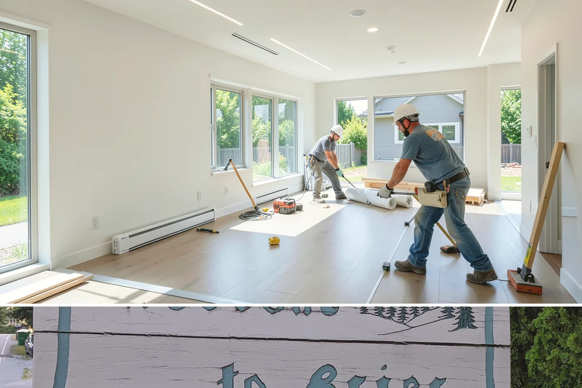 Luxury Vinyl Plank Flooring in Brier, Snohomish County, WA - Because it is waterproof and low-fuss, LVP can be installed comfortably in any season, including our rainy winter months.