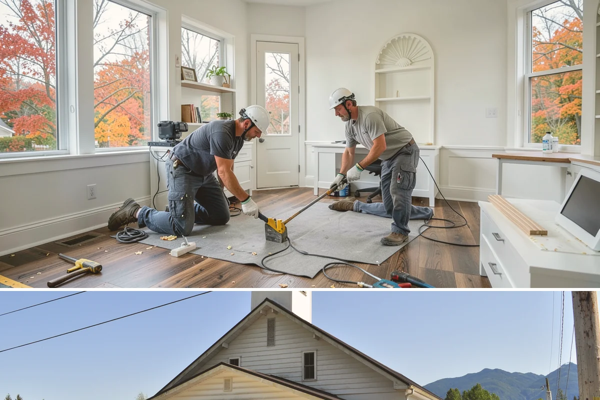 Luxury Vinyl Plank Flooring in Concrete, Skagit County, WA - Because it is waterproof and low-fuss, LVP can be installed comfortably in any season, including our rainy winter months.