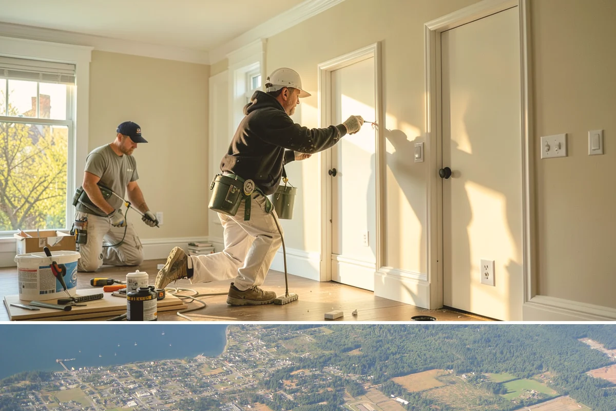 Luxury Vinyl Plank Flooring in Coupeville, Island County, WA - Because it is waterproof and low-fuss, LVP can be installed comfortably in any season, including our rainy winter months.