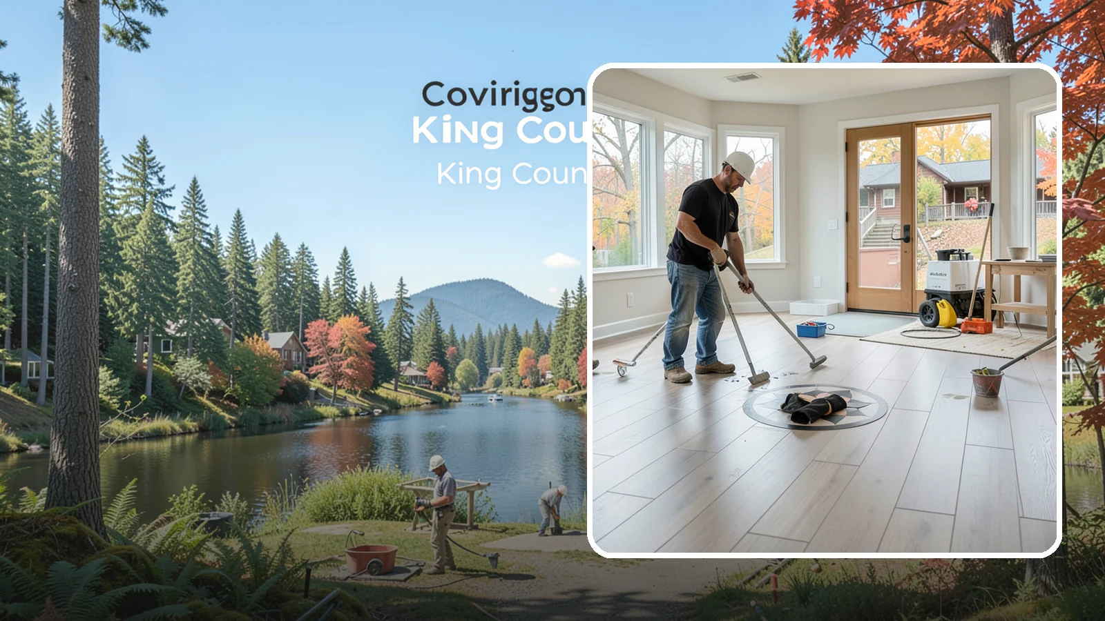 Luxury Vinyl Plank Flooring in Covington, King County, WA - Waterproof luxury vinyl plank flooring built for the wet, busy realities of Northwest family life.