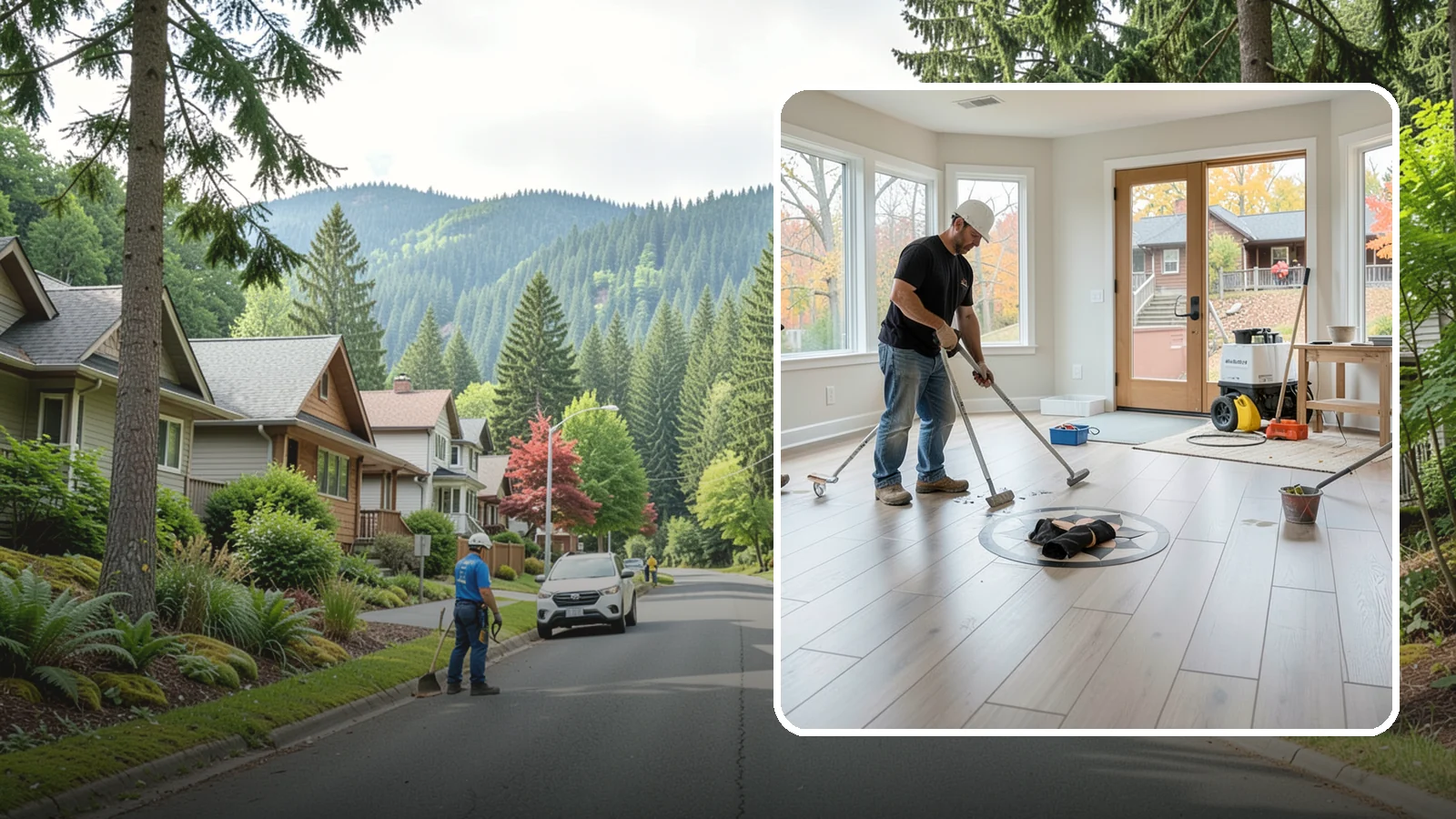 Luxury Vinyl Plank Flooring in Darrington, Snohomish County, WA - Waterproof luxury vinyl plank flooring built for the wet, busy realities of Northwest family life.