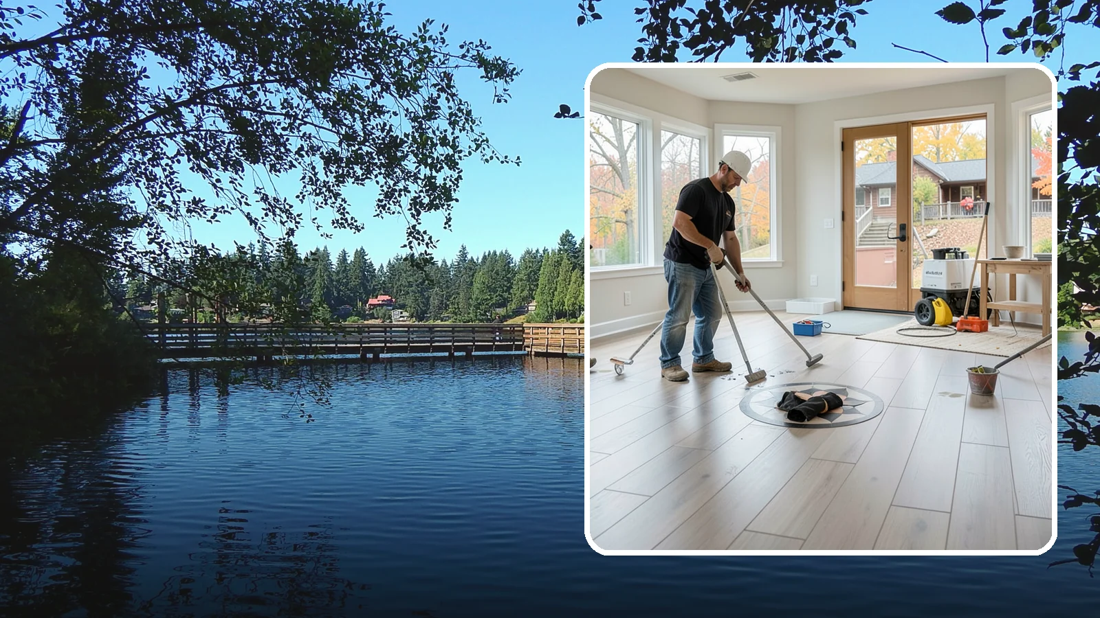 Luxury Vinyl Plank Flooring in Federal Way, King County, WA - Waterproof luxury vinyl plank flooring built for the wet, busy realities of Northwest family life.