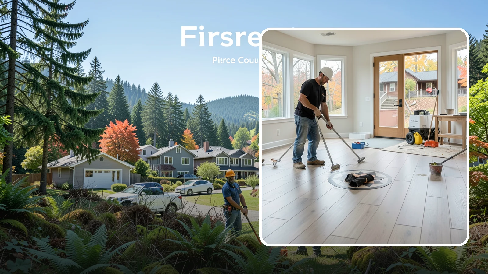 Luxury Vinyl Plank Flooring in Fircrest, Pierce County, WA - Waterproof luxury vinyl plank flooring built for the wet, busy realities of Northwest family life.
